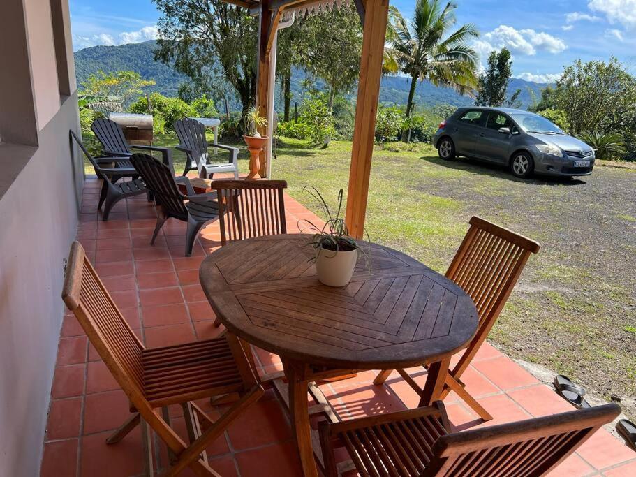 972B-Coin De Verdure Au Pied De La Montagne Pelee Le Morne-Rouge Dış mekan fotoğraf